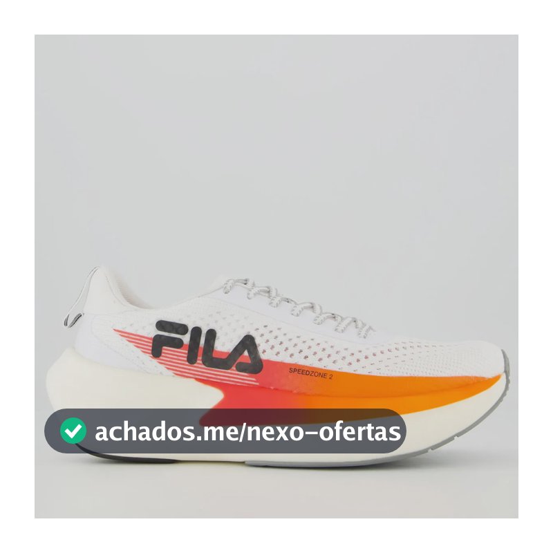 Tênis Fila Speedzone 2 Branco E Laranja Branco - 42 Br