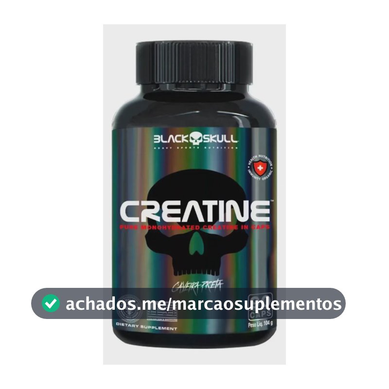 Creatine Caps - Black Skull Black Skull N/a