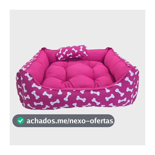 Cama Para Cachorro Gato Caminha Pet 57x53x14 Lavável Máquina