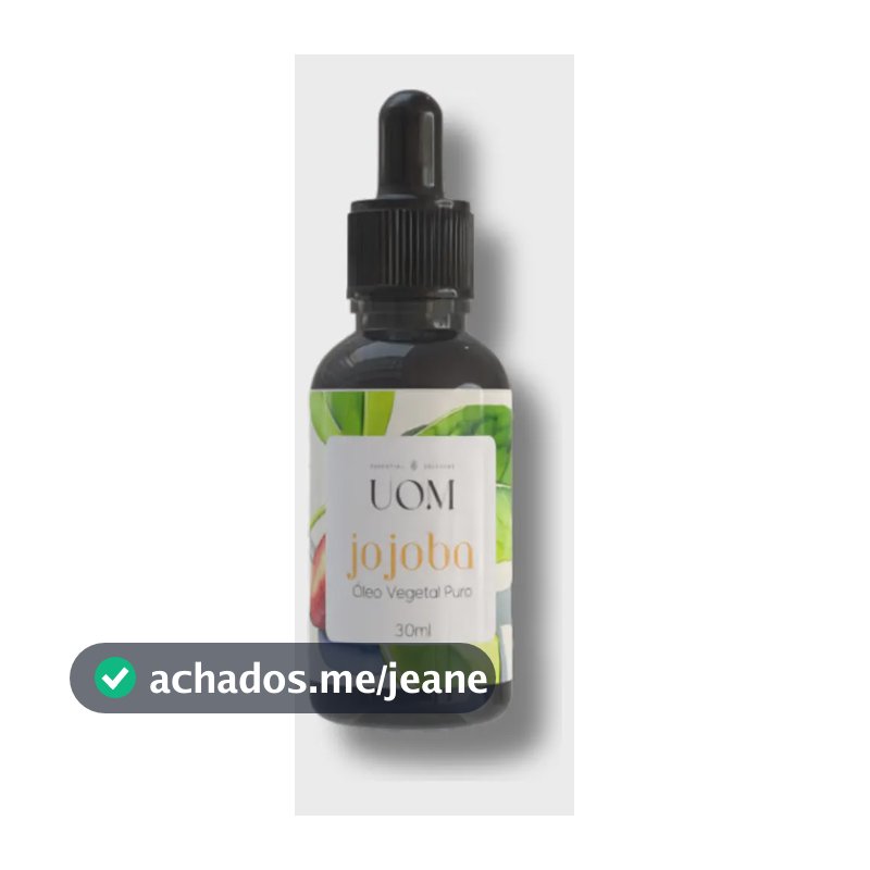 Óleo Vegetal Jojoba 30ml 100% Puro Natural Jojoba