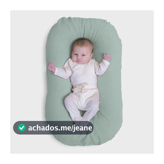 Ninho Casulinho Bebê Sensorial M + Capa Algodão 250 Fios