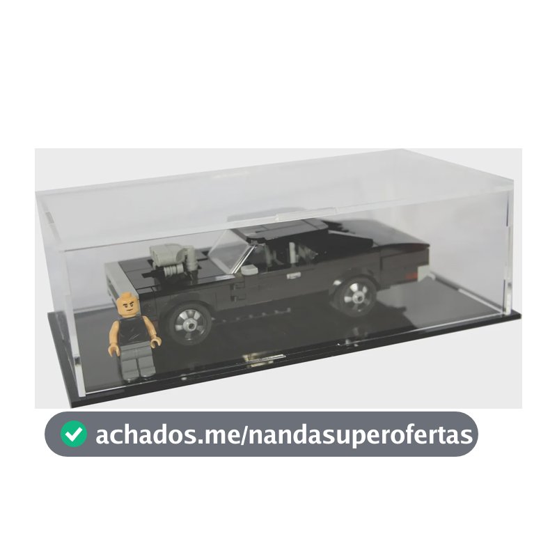 Expositor Speed Champions Para Lego Acrilico Cristal 3mm Cristal