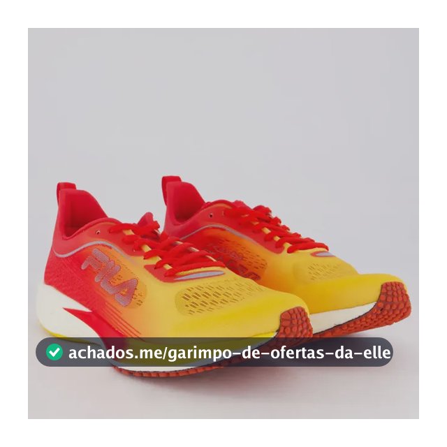 Tenis Fila Kr6 Frame Feminino Vermelho E Amarelo