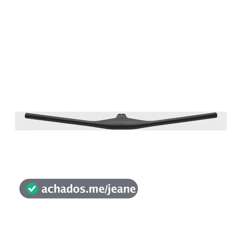 Guidão Mtb Integrado Carbono 780mm X 90mm -17° Rad7 Performa Preto