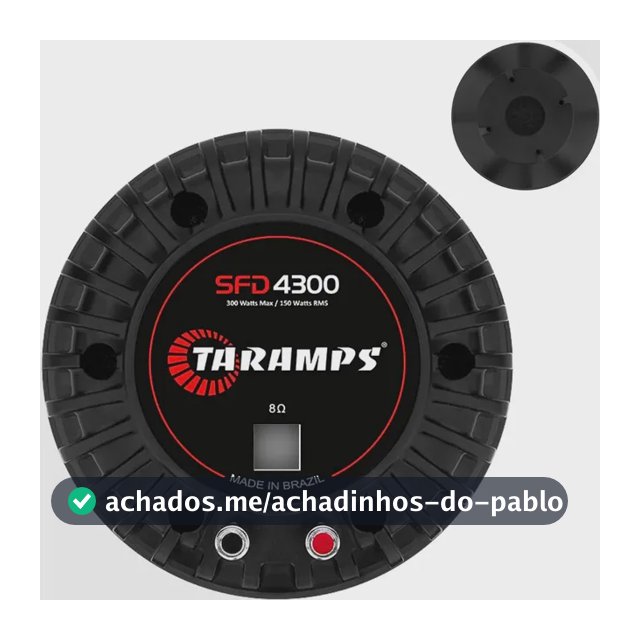 Driver Taramps Sfd4300 8ohms 300w Corneta Som Automotivo