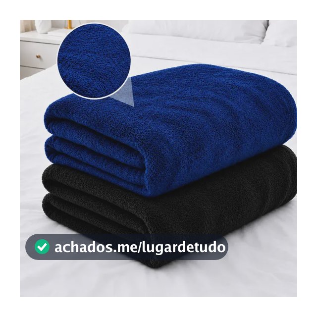 2 Coberta Manta Soft Casal Microfibra Veludo 2,00x1,80 Mts