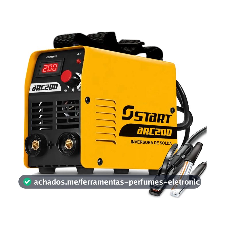 Máquina Inversora Solda Top Arc 200a Start Cor Amarelo Frequência 50Hz - 60Hz