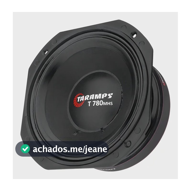 Woofer Taramps T 780 MHS Médio Grave de 8" 390W RMS 8 Ohms
