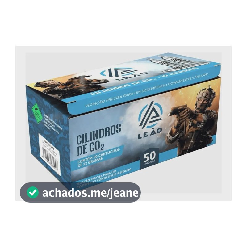 Kit 50 Unidades Cilindro De Co2 12g Para Airsoft