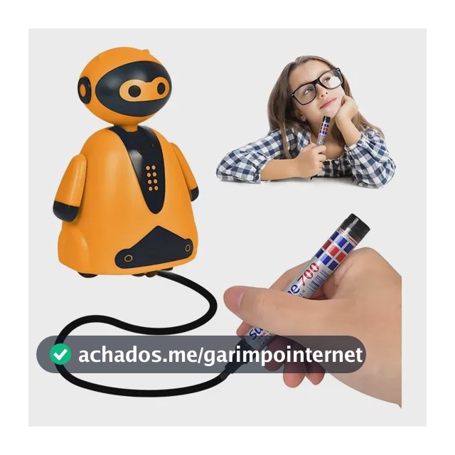 Brinquedo Robô De Indução Segue Linha Rabisco Divertido