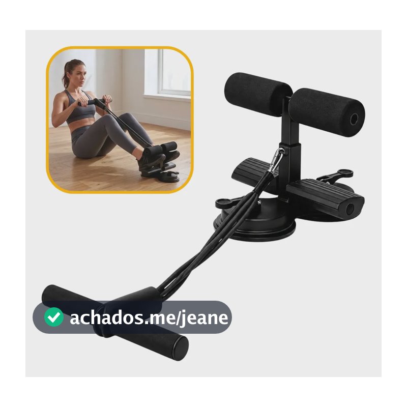 Suporte De Abdominal Exercícios Com Ventosa De Abdominais Preto