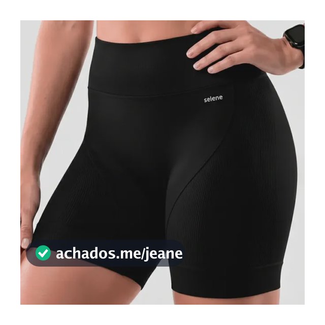 Short Selene Bermuda Feminina Dry Fitness Anatômica Fit Leve