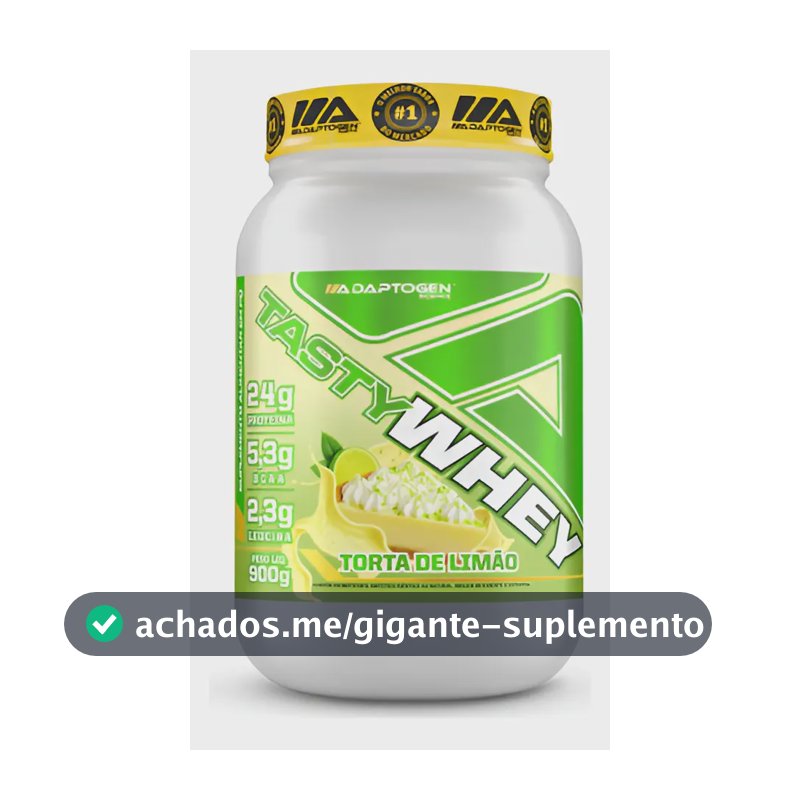 Whey Protein Adaptogen Tasty de Torta de Limão 900g