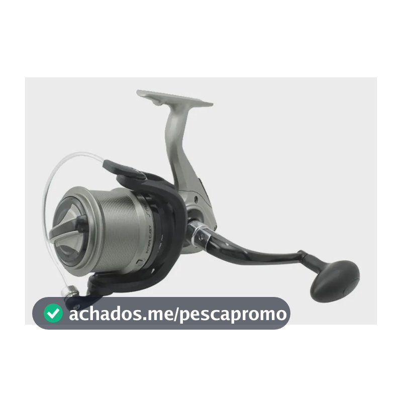 Molinete De Pesca Inter Cast 8000 Saint Para Praia Grafite 4 Rolamentos Arrasto 8kg