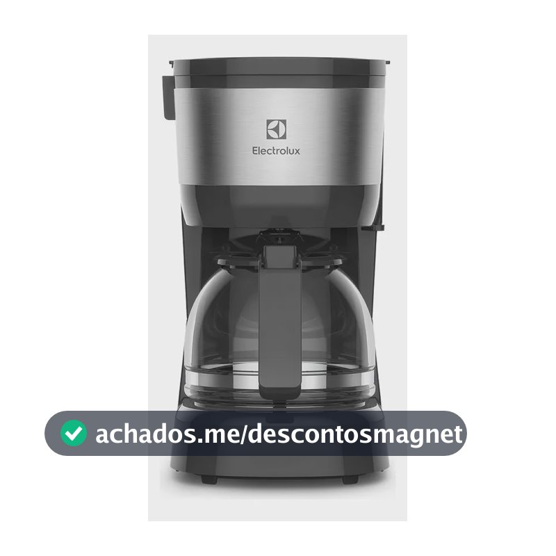 Cafeteira elétrica Electrolux inox filtro permanente removivel corta pingos capacidade 600ml 15 xicaras função manter aquecido sistema ECM10