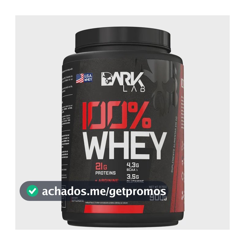 100% Whey Protein 900g Sabores - Banoffee Dark Lab