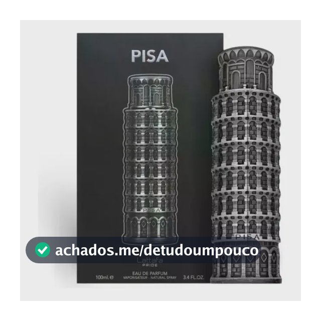 Perfume Árabe Fragrância Lattafa Pride Pisa Edp 100ml Original