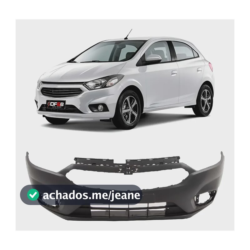 Parachoque Dianteiro Onix Prisma 17 18 19 2017 2018 2019 Preto