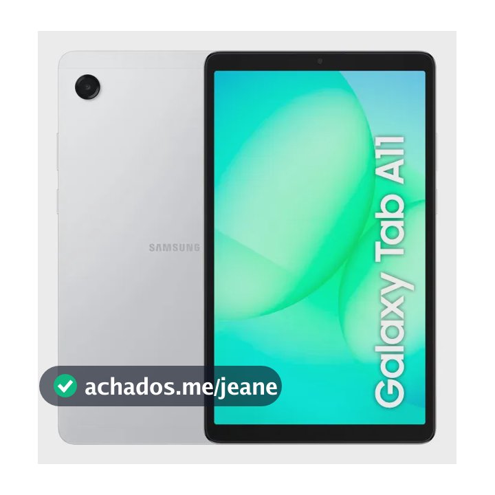 Galaxy Tab A11, 64gb, 4gb Ram, Tela De 8.7 , Bateria 5.100mah, Câmera Frontal 5mp, Câmera Traseira 8mp, Wifi Prata
