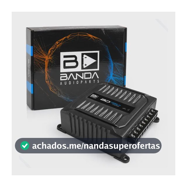 Modulo Amplificador Banda Bd 400.4 400x4 Mono Estéreo 2 Ohms