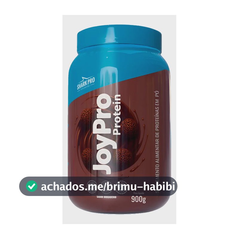 Whey Protein Joypro Pote 900g Sabor Brigadeiro Shark Pro