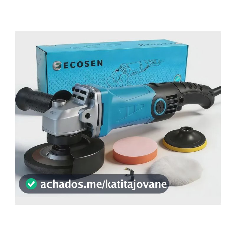 Politriz Lixadeira Esmerilhadeira 6 Velocidades 1150w Amarelo 220v