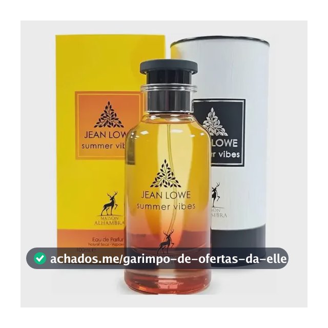 Perfume Árabe - Maison Alhambra Jean Lowe Summer Vibes 100ml