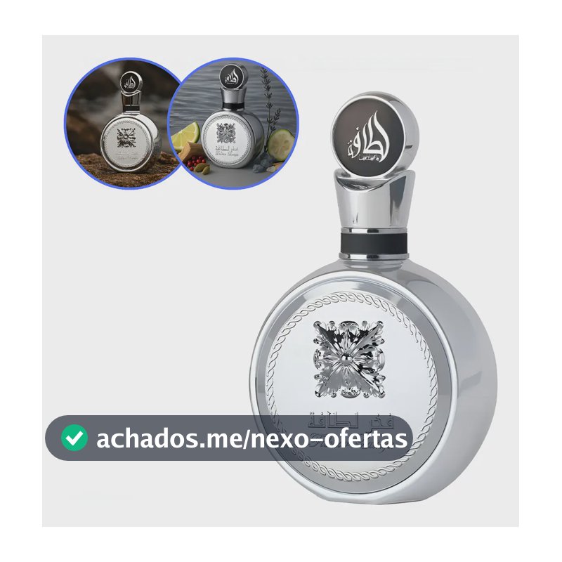 Perfume Lattafa Fakhar Platin Eau de Parfum Unissex 100ML