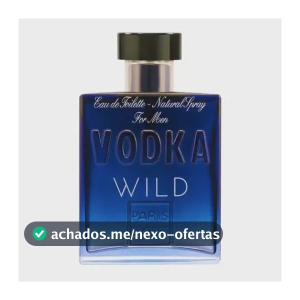 Perfume Vodka Wild Paris Elysees Masculino Intense 100ml