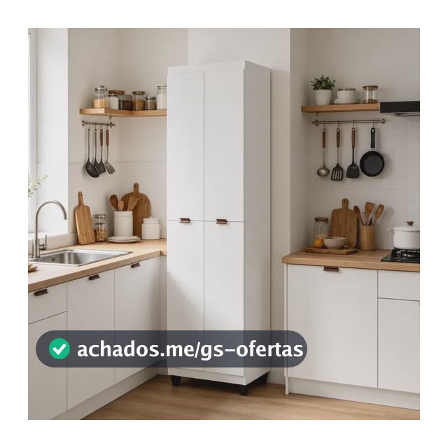 Multiuso Armário Organizador De Cozinha Hall De Entrada  Bco Branco
