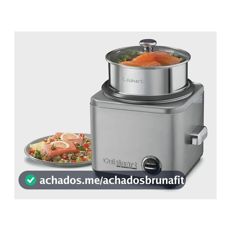 Panela Elétrica Cuisinart 650w Em Aço Escovado Crc-800 Cor Prateado Frequência 60