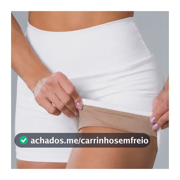 Short Academia Treino Feminino Branco Moda Fitness Duplo