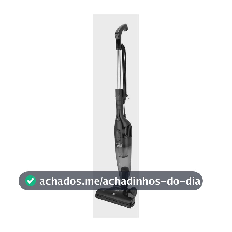 Britânia BAS1295P Aspirador de Pó 2 em 1 1250W Preto – Potência e praticidade para sua casa