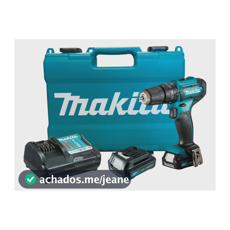Furadeira Parafusadeira Impacto 12v 2bat Hp333dwye Makita