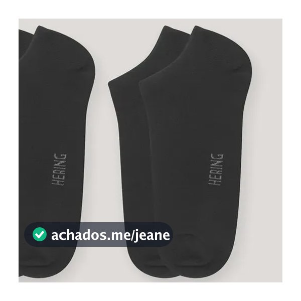 Kit 10 Pares De Meias Soquete Unissex Hering Intima