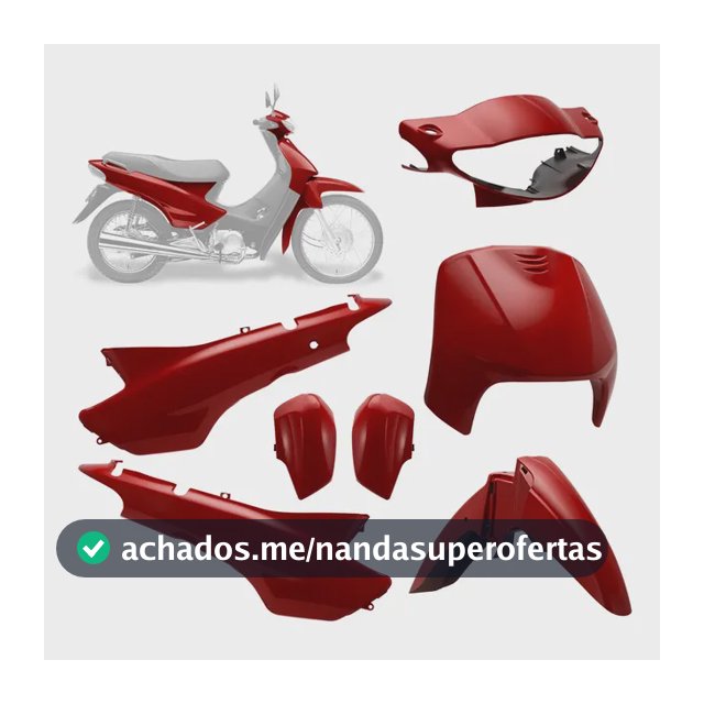 Kit Carenagem Biz 100 Mod. Original 1998 À 2005 Todas Cores