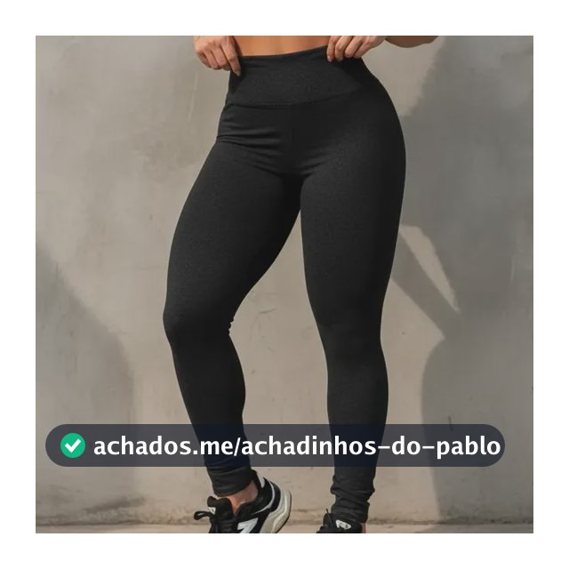 Calça Legging Zero Transparência Grossa Cintura Alta Koenig