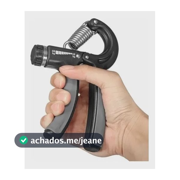 Hand Grip Com Mola Ajustável De Força 10 A 60kg Fisioterapia