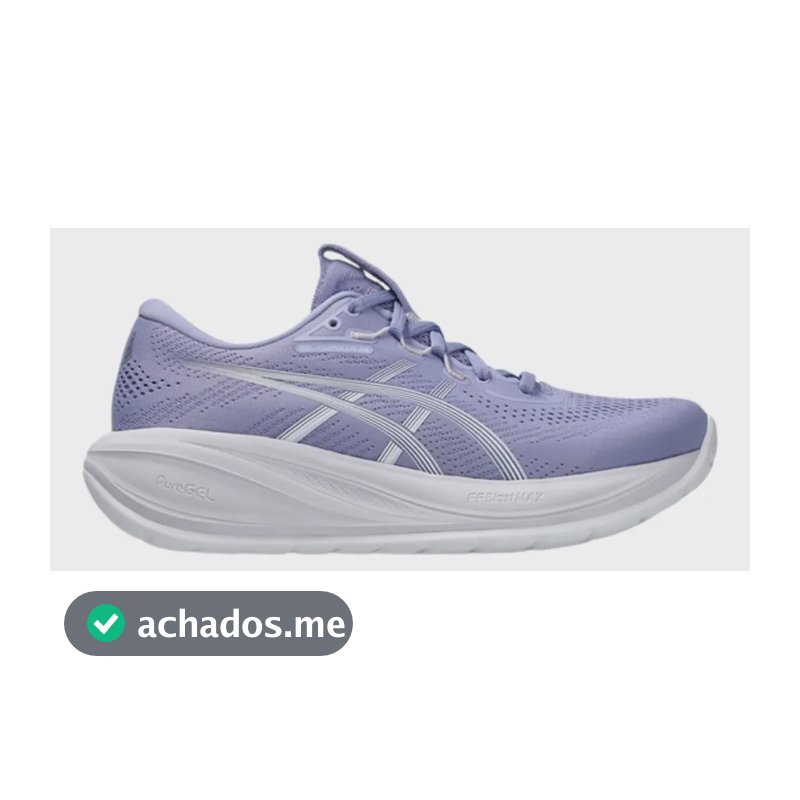 Tênis Feminino Asics Gel-cumulus 28 Corrida E Treino Lilás/branco Liso 37 Br