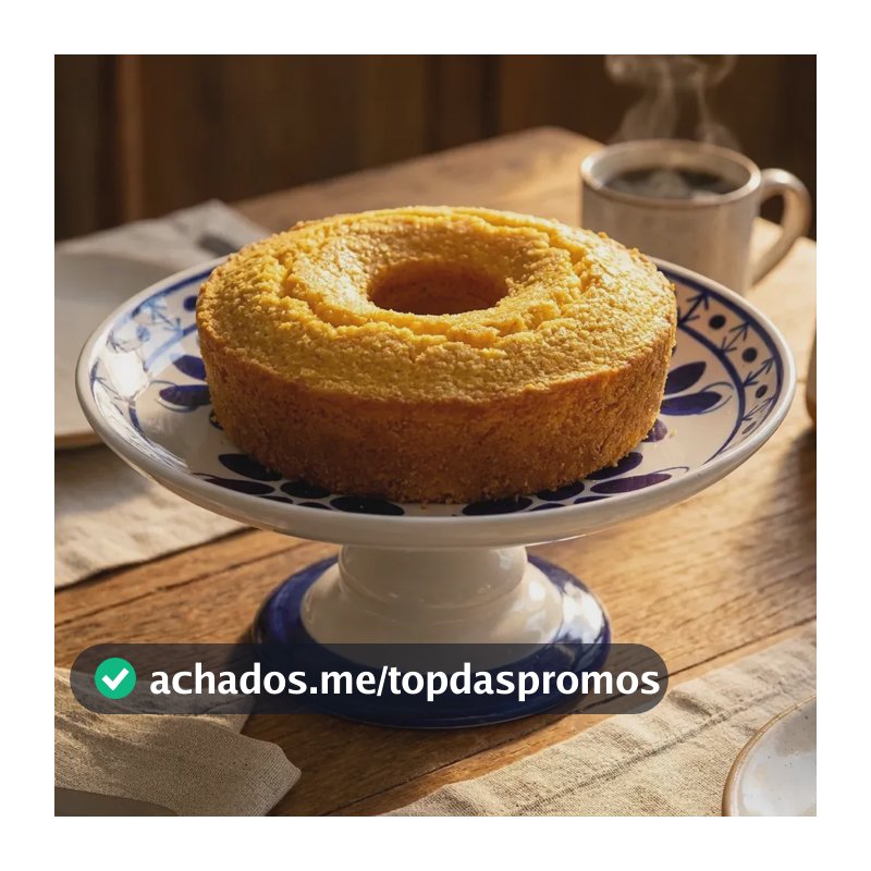 Porta Bolo Com Pé Porcelana Monte Sião 27cm Branco Pintado à Mão