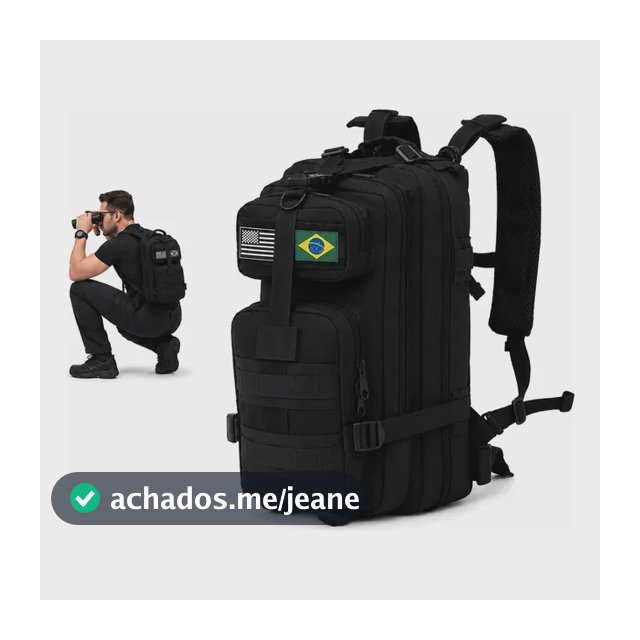 Mochila Tática Militar Impermeável 30 L Super Reforçada