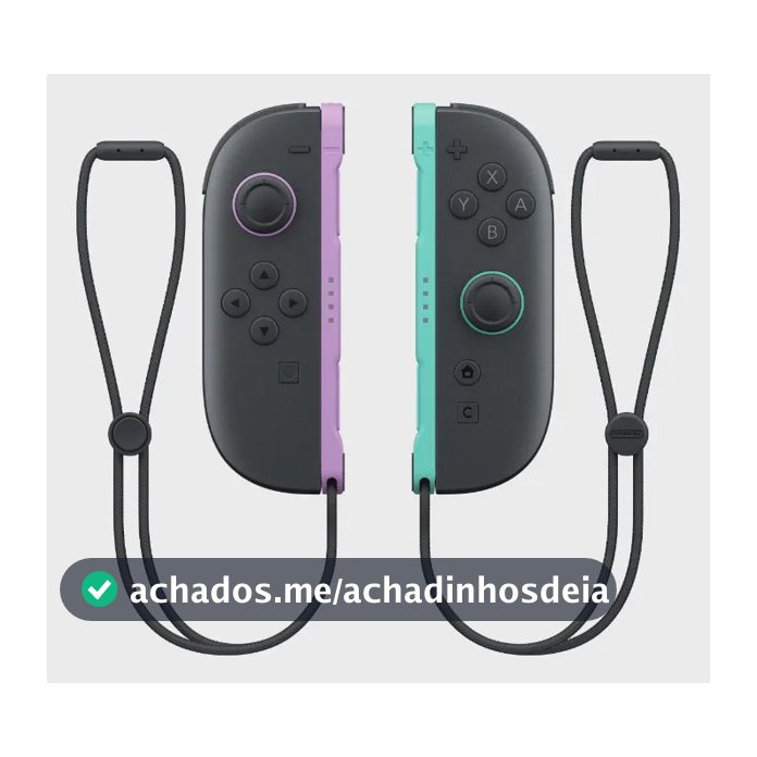 Controles Joy-con 2 Roxo Claro E Verde Claro - Ns2