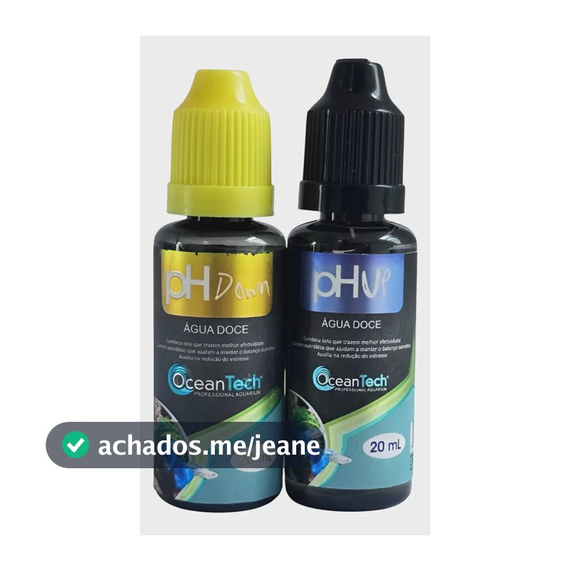 Kit Ph Up 20ml + Ph Down 20ml - Regulador De Ph De Aquários