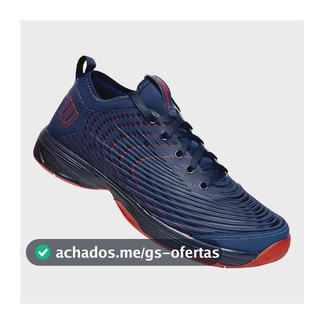 Tênis Wilson Pro Open 3.0 All Court Azul E Vermelho