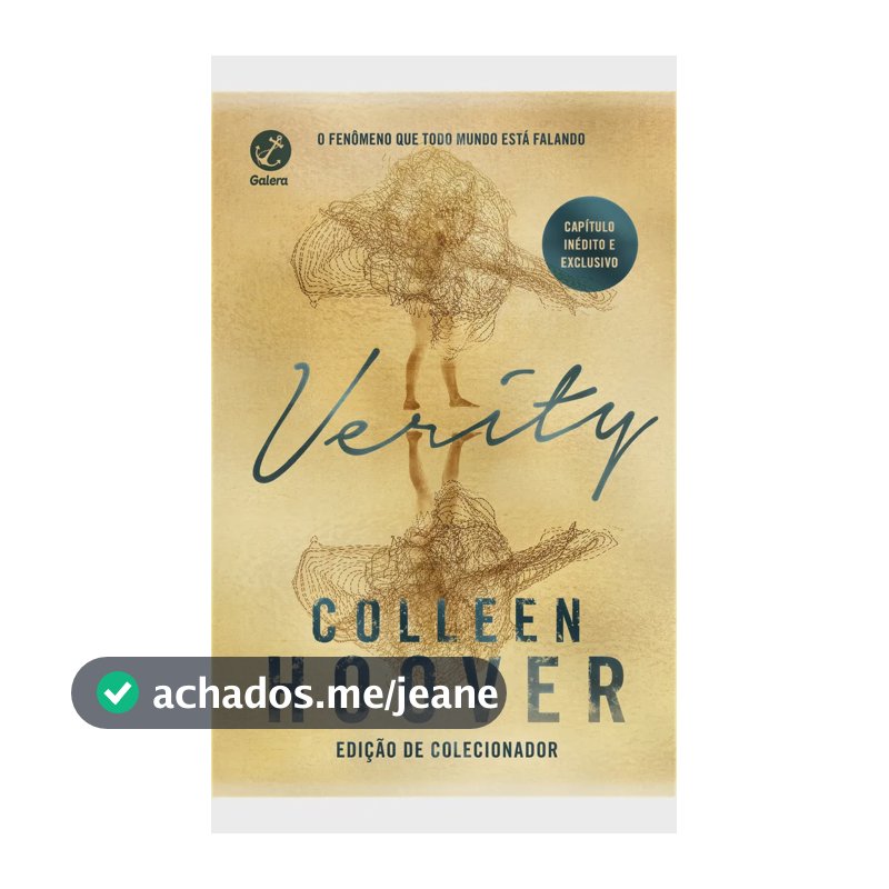 Verity (edição de colecionador) - Hoover, Colleen - Grupo Editorial Record - Capa Dura