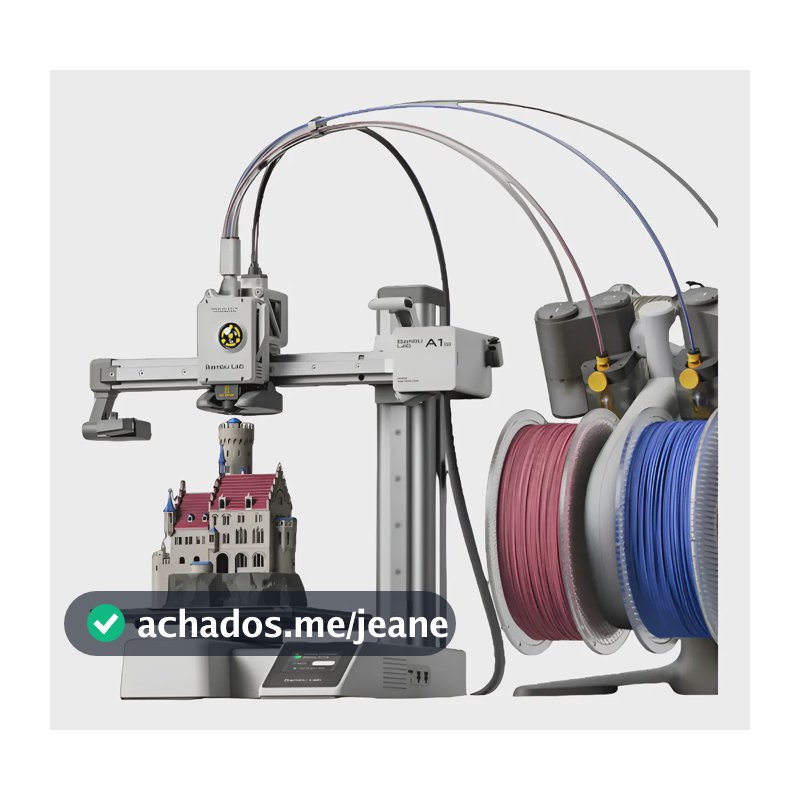Bambu Lab A1 Mini Combo + Ams Impressora 3d Pf002-m+sa005-eu Cor Prateado