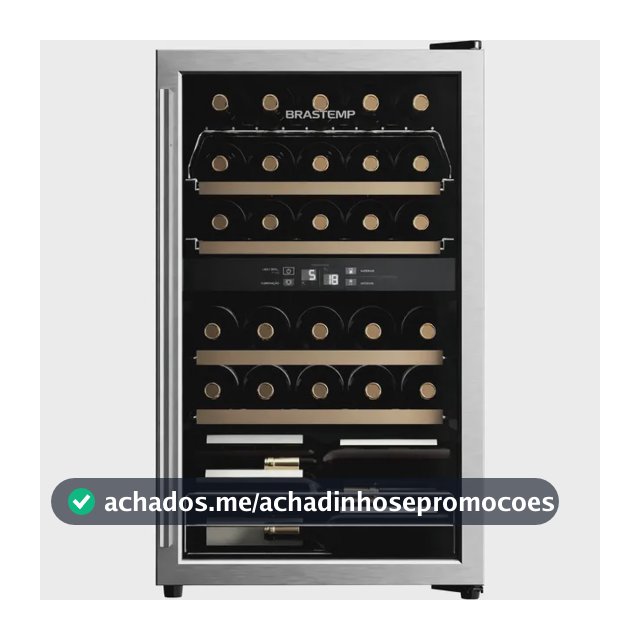 Adega Brastemp Dual Zone 33 Garrafas - Bzb33be