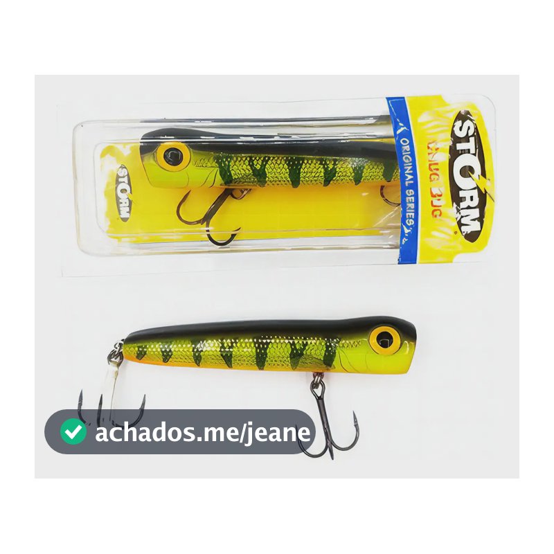 Isca Artificial Chug Bug Storm 80 Popper Robalos Tucunaré