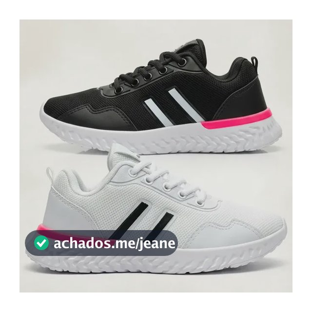 Kit 2 Tênis Femininos Macios E Confortáveis Para Academia