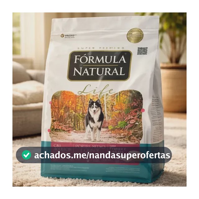 Fórmula Natural Life Cães Adultos Portes Médio E Grande Frango E Linhaça 15 kg